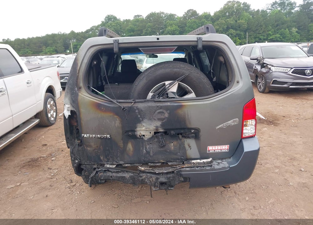 2006 NISSAN PATHFINDER VIN: 5N1AR18U96C643506