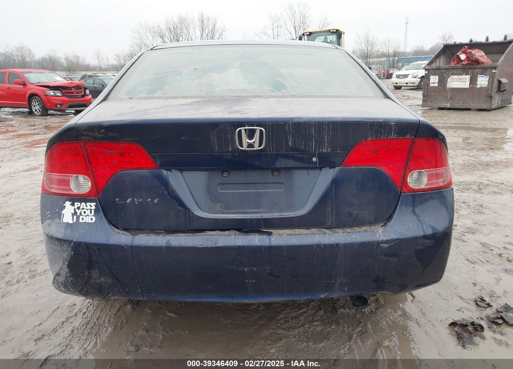 2007 HONDA CIVIC LX VIN: 2HGFA16597H511858