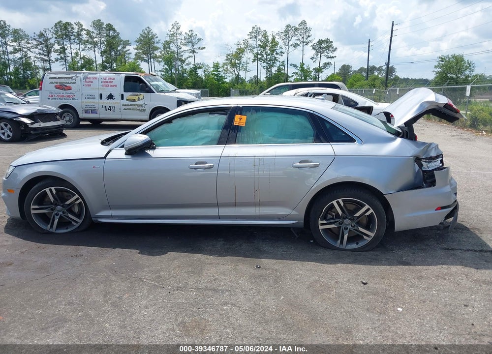 2018 AUDI A4 2.0T PREMIUM/2.0T TECH PREMIUM VIN: WAUENAF45JA079701