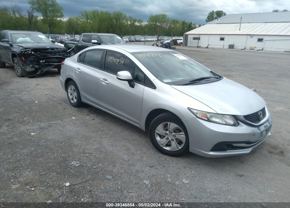 2013 HONDA CIVIC LX VIN: 19XFB2F53DE041433