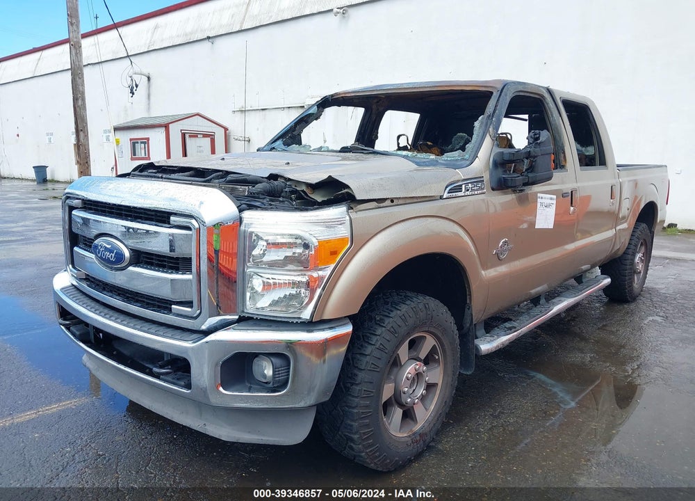 2011 FORD F-250 LARIAT VIN: 1FT7W2BT6BEA29640