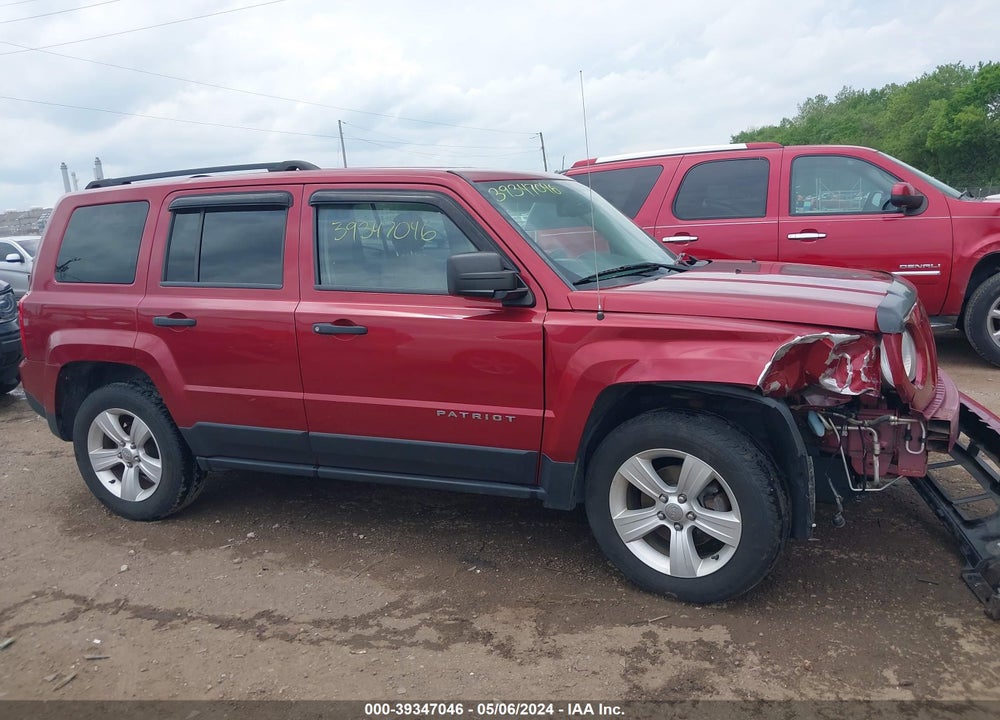 2013 JEEP PATRIOT SPORT VIN: 1C4NJRBB9DD192264