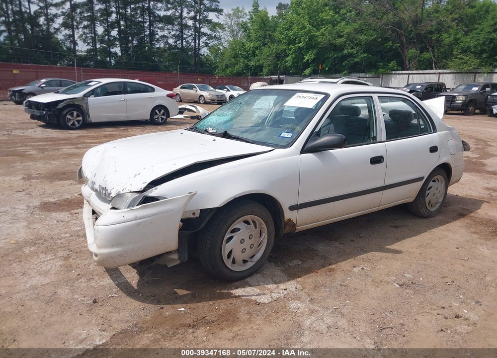 2000 CHEVROLET PRIZM VIN: 1Y1SK5280YZ407192