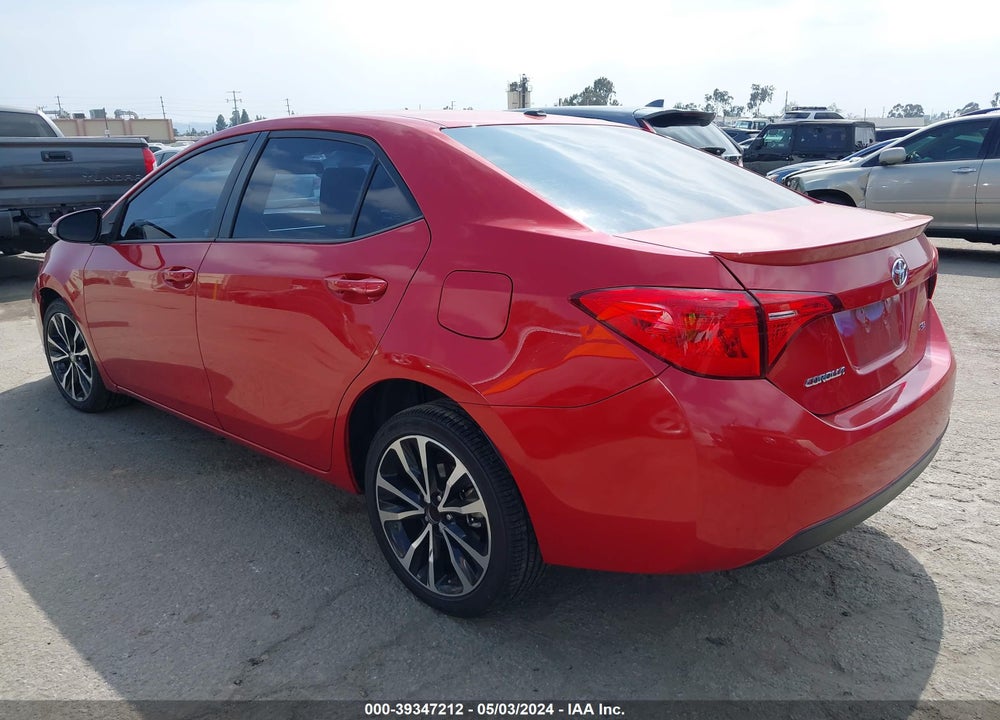 2017 TOYOTA COROLLA SE VIN: 2T1BURHE5HC763845