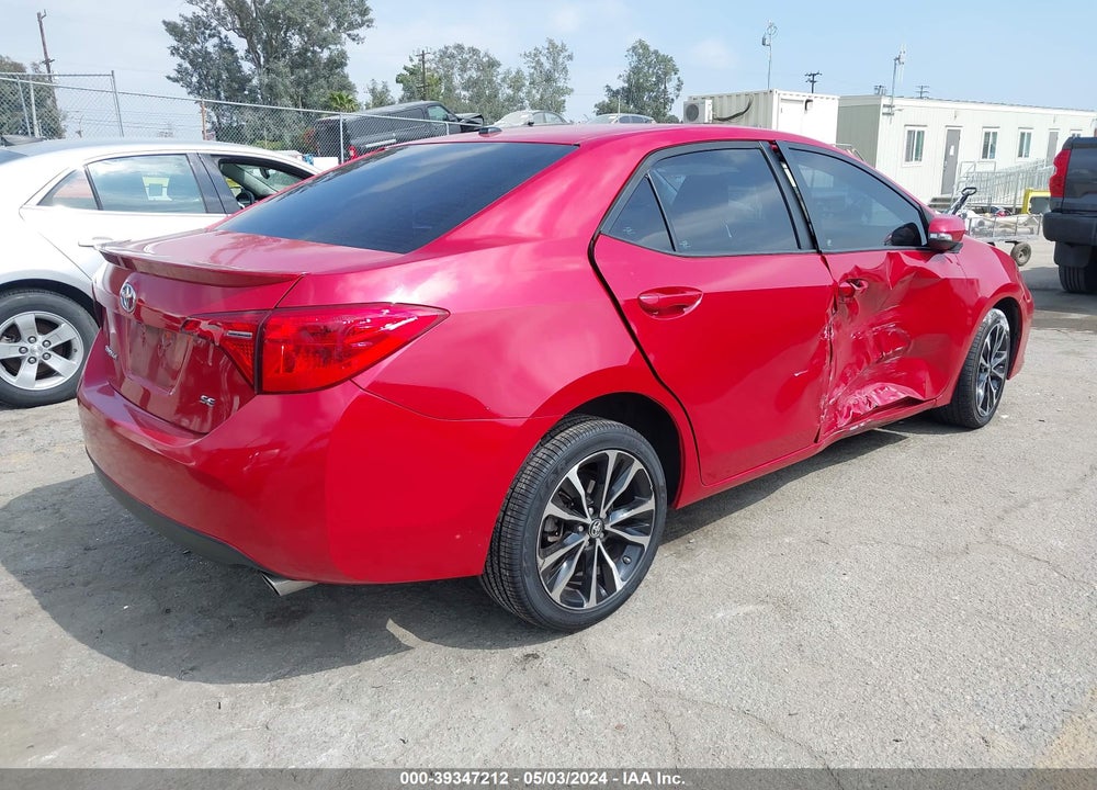 2017 TOYOTA COROLLA SE VIN: 2T1BURHE5HC763845