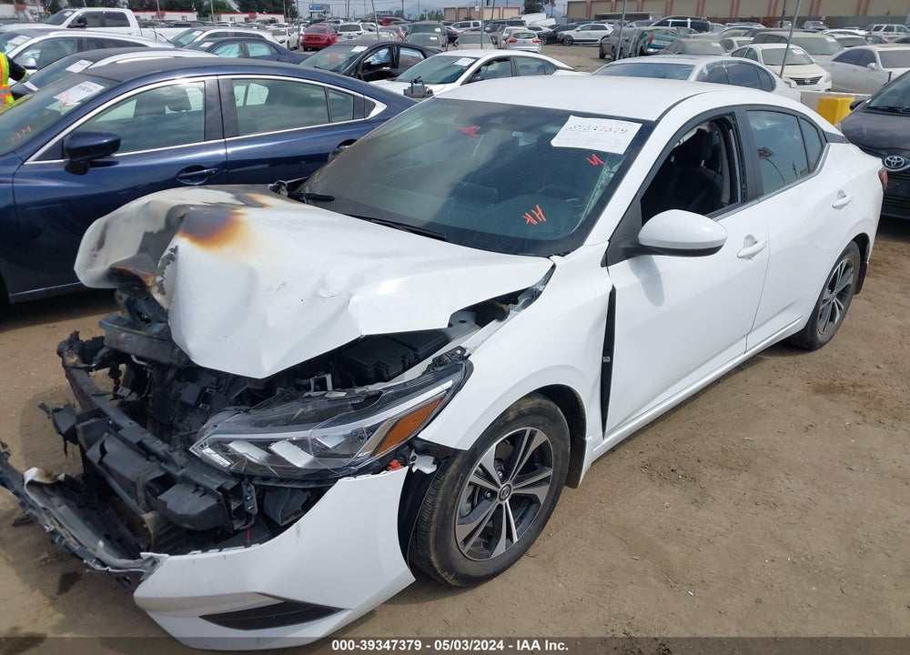 2022 NISSAN SENTRA SV XTRONIC CVT VIN: 3N1AB8CV1NY248620