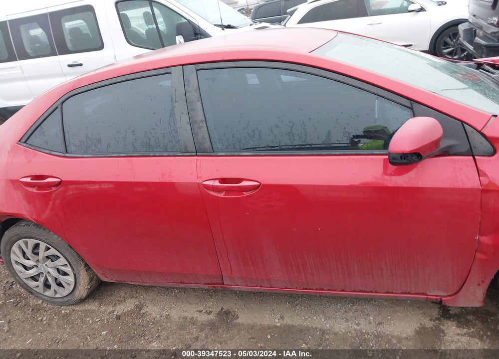 2019 TOYOTA COROLLA LE VIN: 5YFBURHE7KP881046