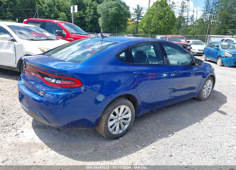 2014 DODGE DART SXT VIN: 1C3CDFBB4ED851841