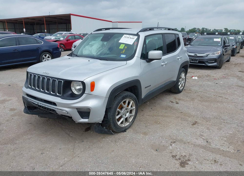 2019 JEEP RENEGADE LATITUDE FWD VIN: ZACNJABB2KPK59655