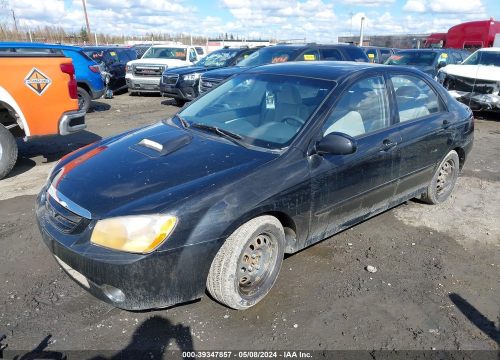 2006 KIA SPECTRA VIN: KNAFE121265321960