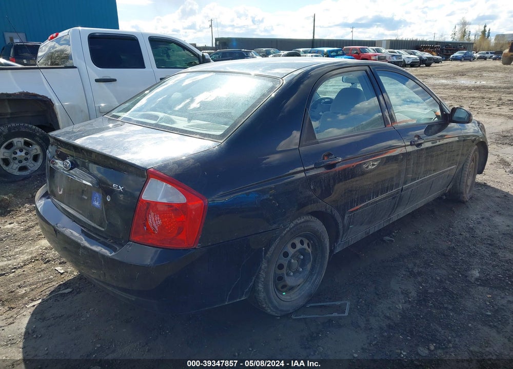 2006 KIA SPECTRA VIN: KNAFE121265321960