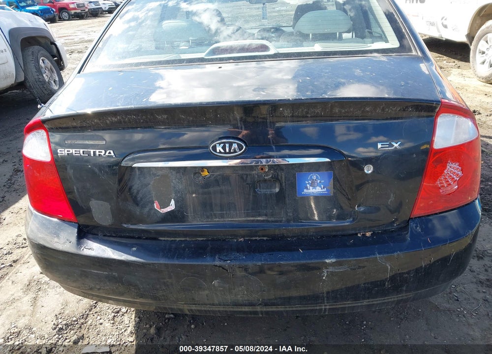 2006 KIA SPECTRA VIN: KNAFE121265321960