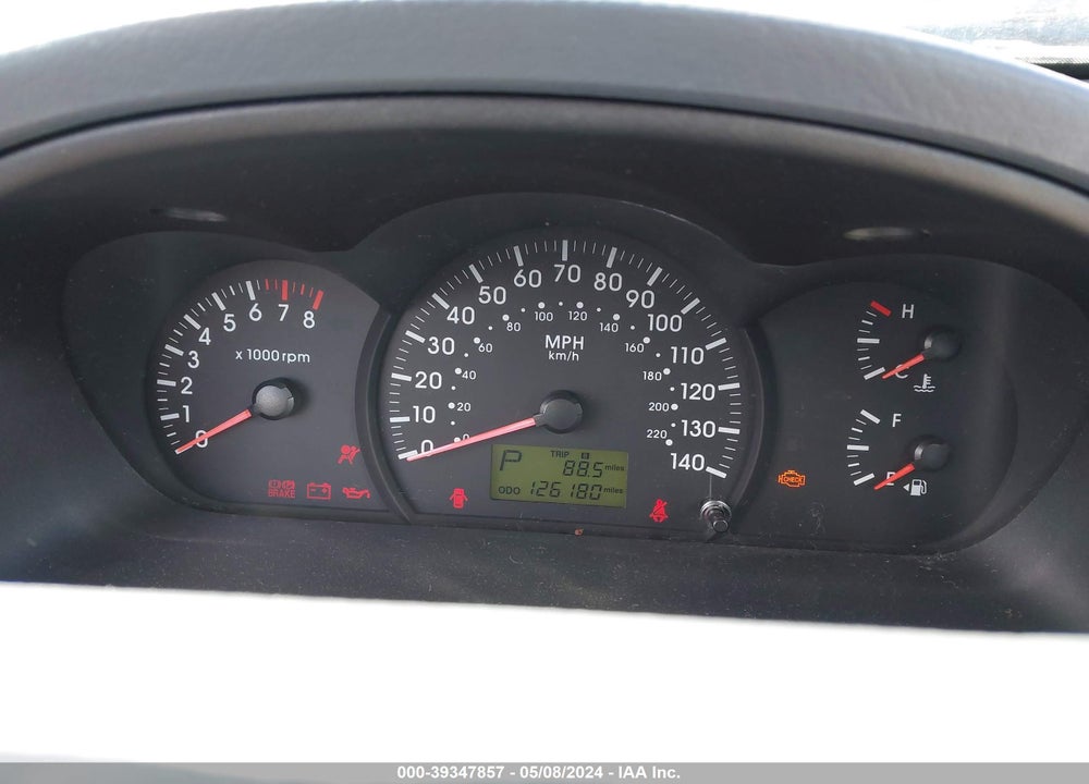 2006 KIA SPECTRA VIN: KNAFE121265321960