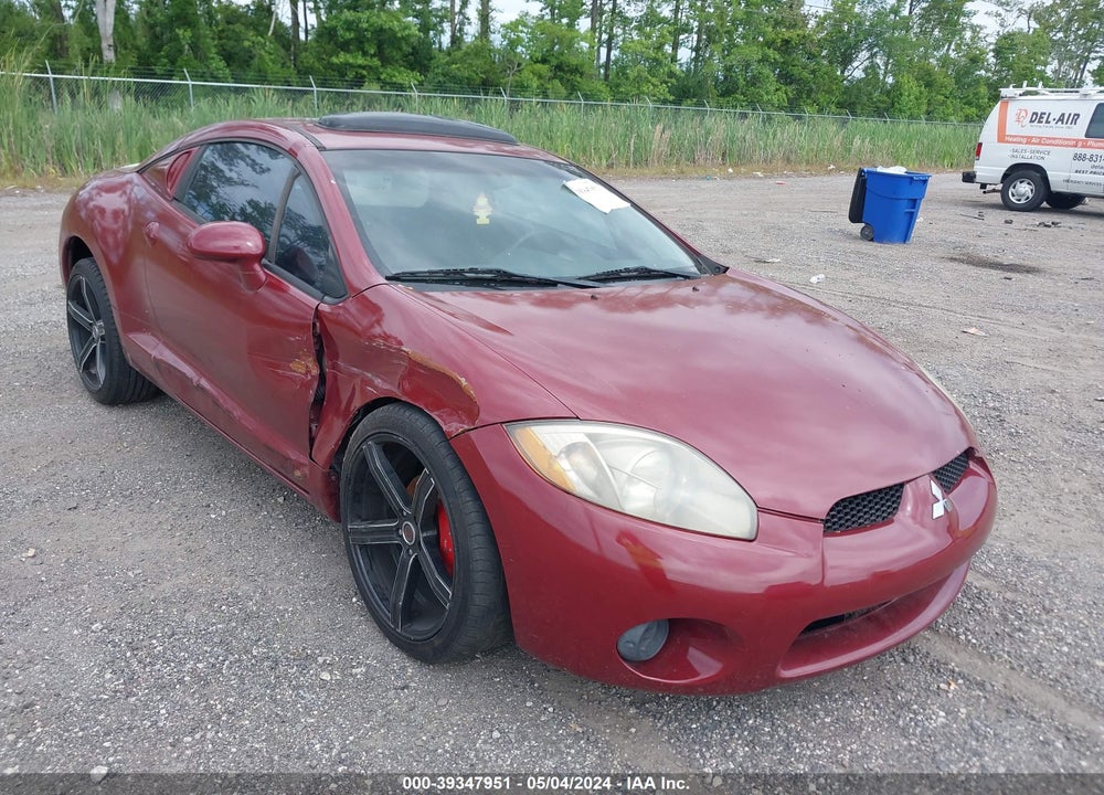 2007 MITSUBISHI ECLIPSE GS VIN: 4A3AK24F27E017885
