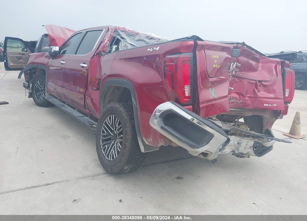 2019 GMC SIERRA 1500 SLT VIN: 3GTU9DEL2KG169792