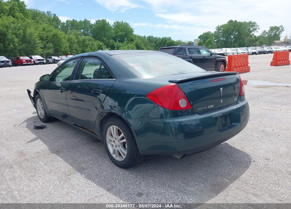 2006 PONTIAC G6 VIN: 1G2ZG558864233080