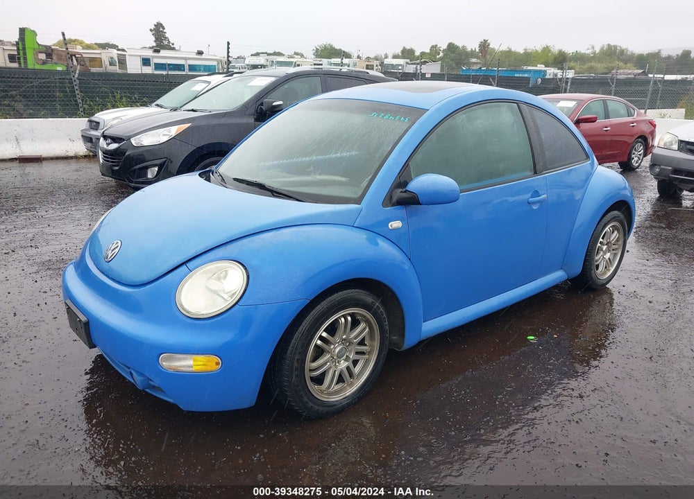 2001 VOLKSWAGEN NEW BEETLE GLS 1.8L TURBO VIN: 3VWCD21C61M429595