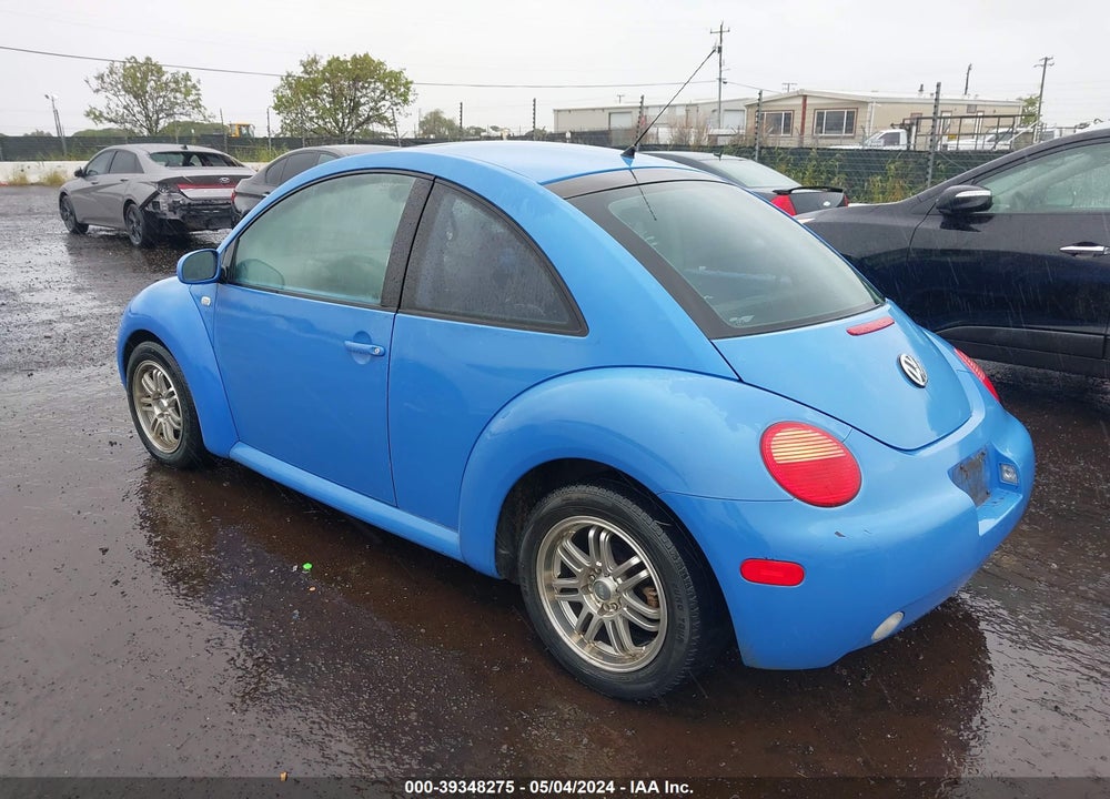 2001 VOLKSWAGEN NEW BEETLE GLS 1.8L TURBO VIN: 3VWCD21C61M429595