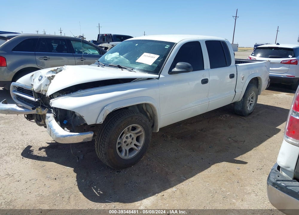 2003 DODGE DAKOTA SLT VIN: 1D7HL48N83S122007