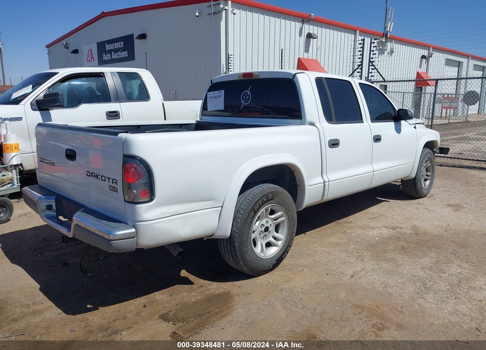 2003 DODGE DAKOTA SLT VIN: 1D7HL48N83S122007