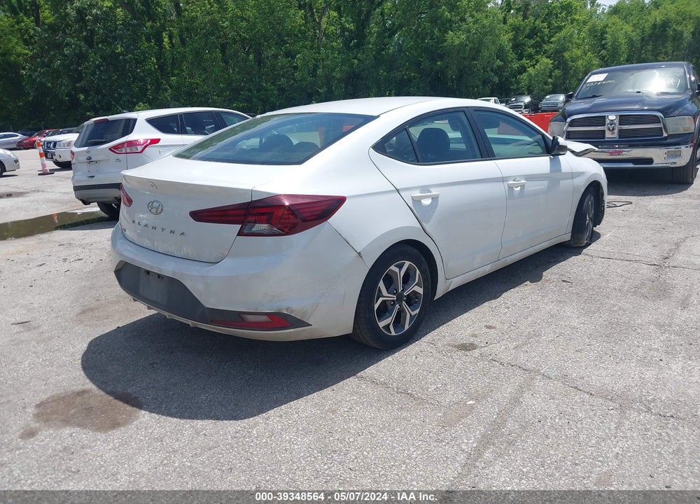 2019 HYUNDAI ELANTRA SE VIN: 5NPD74LF5KH463049