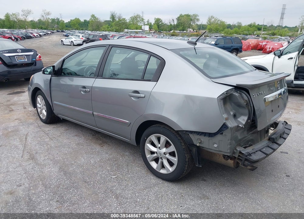2012 NISSAN SENTRA 2.0 SL VIN: 3N1AB6AP7CL705031
