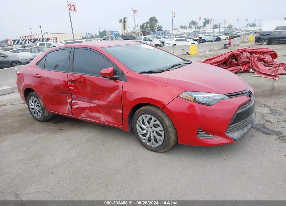 2019 TOYOTA COROLLA VIN: 2T1BURHE3KC233820