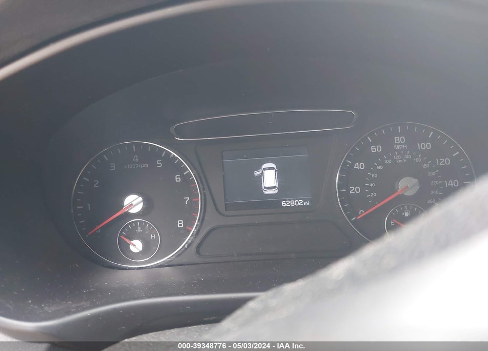 2019 KIA SORENTO 2.4L L VIN: 5XYPG4A36KG458620