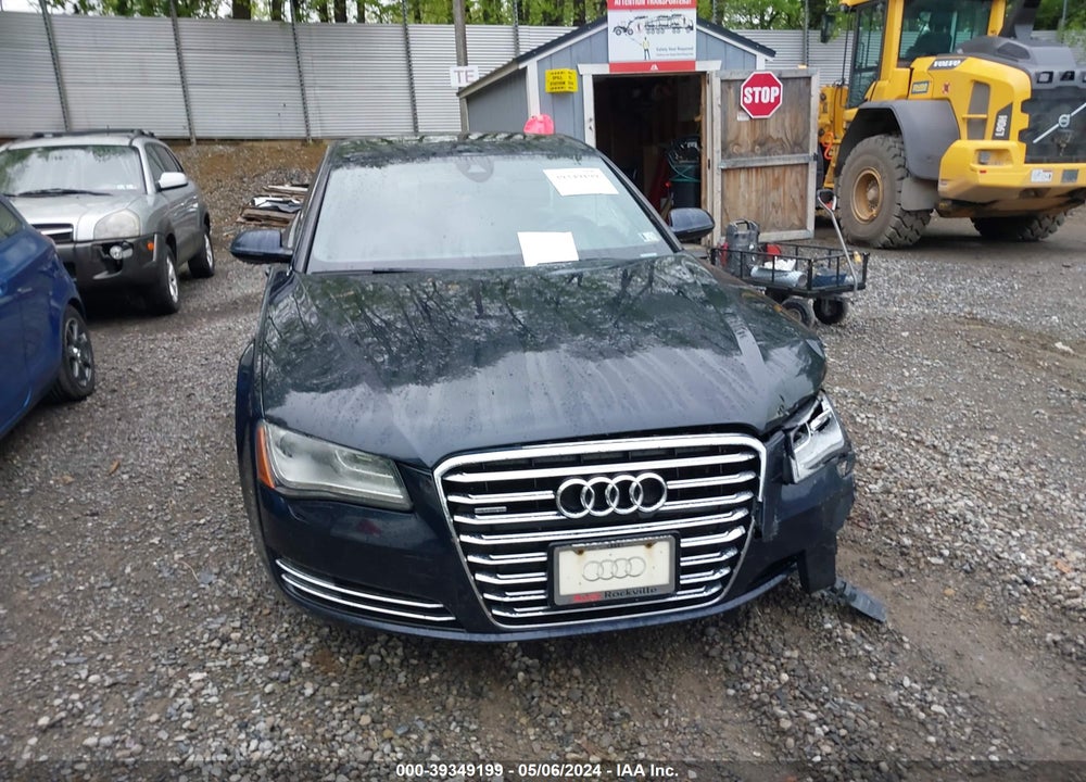 2014 AUDI A8 3.0T VIN: WAUAGAFD8EN004532