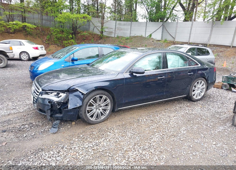 2014 AUDI A8 3.0T VIN: WAUAGAFD8EN004532