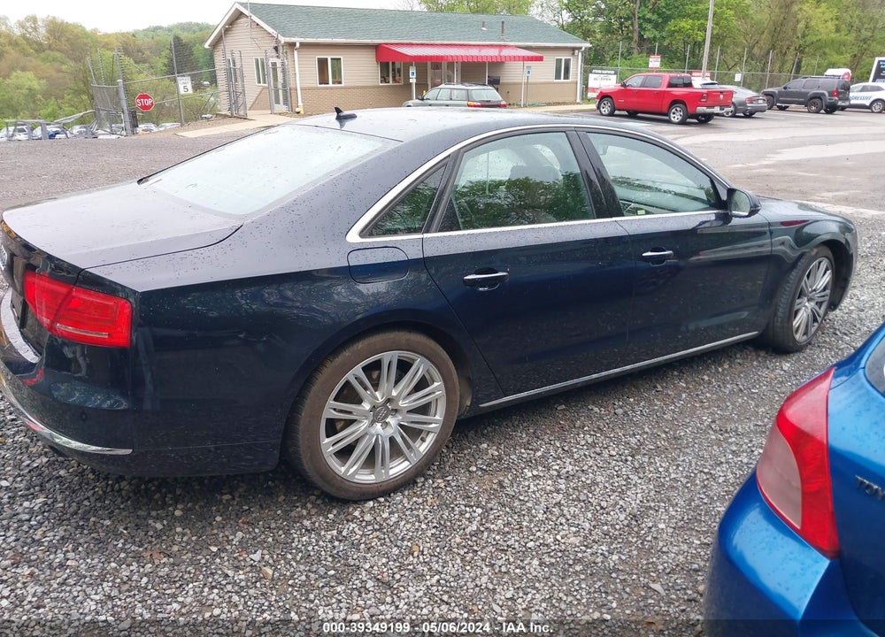 2014 AUDI A8 3.0T VIN: WAUAGAFD8EN004532