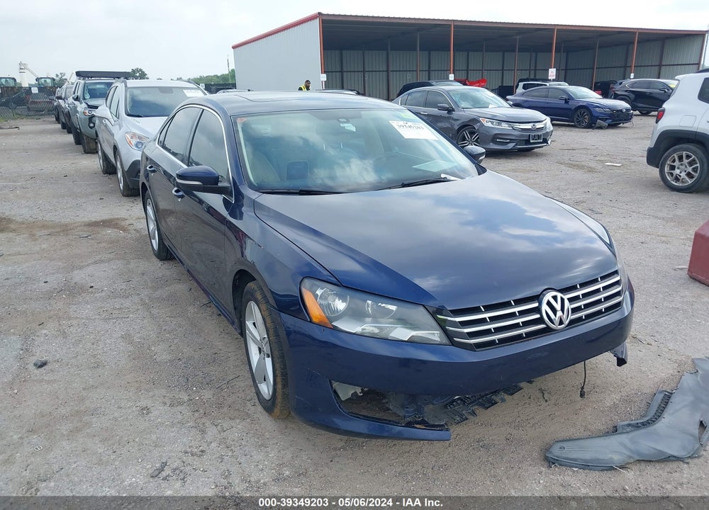 2013 VOLKSWAGEN PASSAT 2.0L TDI SE VIN: 1VWBN7A37DC096450