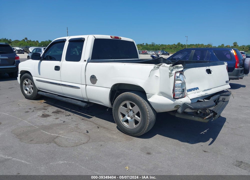 2003 GMC SIERRA 1500 SLE VIN: 2GTEC19T531198986