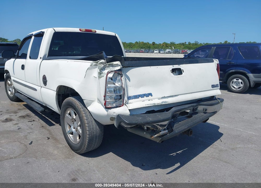 2003 GMC SIERRA 1500 SLE VIN: 2GTEC19T531198986