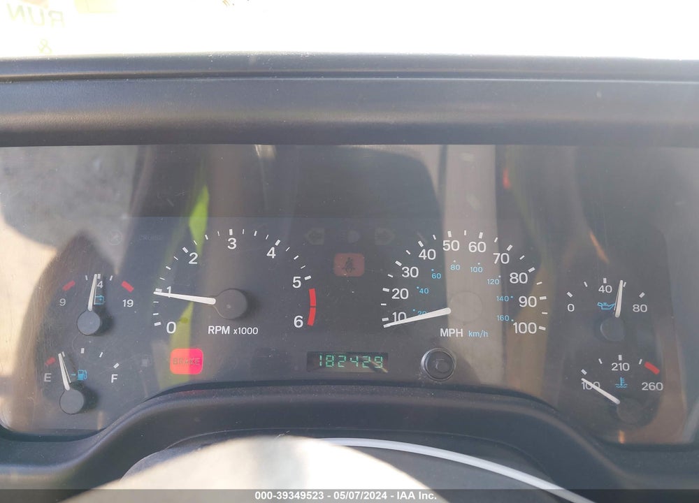 2000 JEEP WRANGLER SE VIN: 1J4FA29P2YP753271