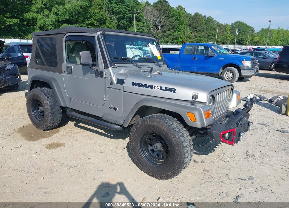 2000 JEEP WRANGLER SE VIN: 1J4FA29P2YP753271