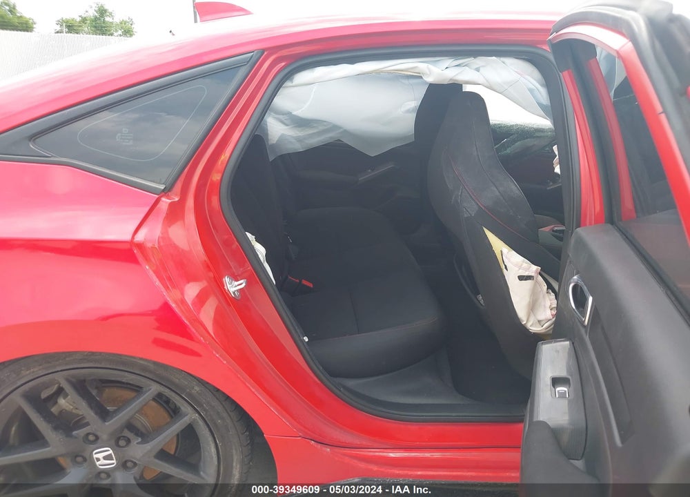 2022 HONDA CIVIC SI SEDAN VIN: 2HGFE1E52NH470105