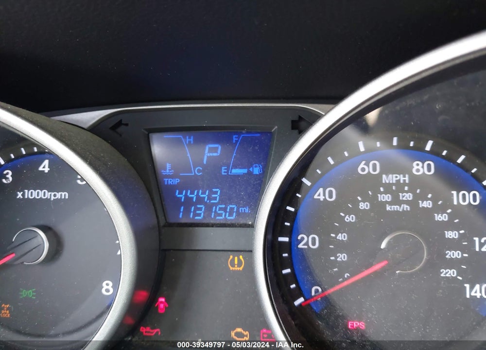 2012 HYUNDAI TUCSON GLS VIN: KM8JUCAC4CU456210