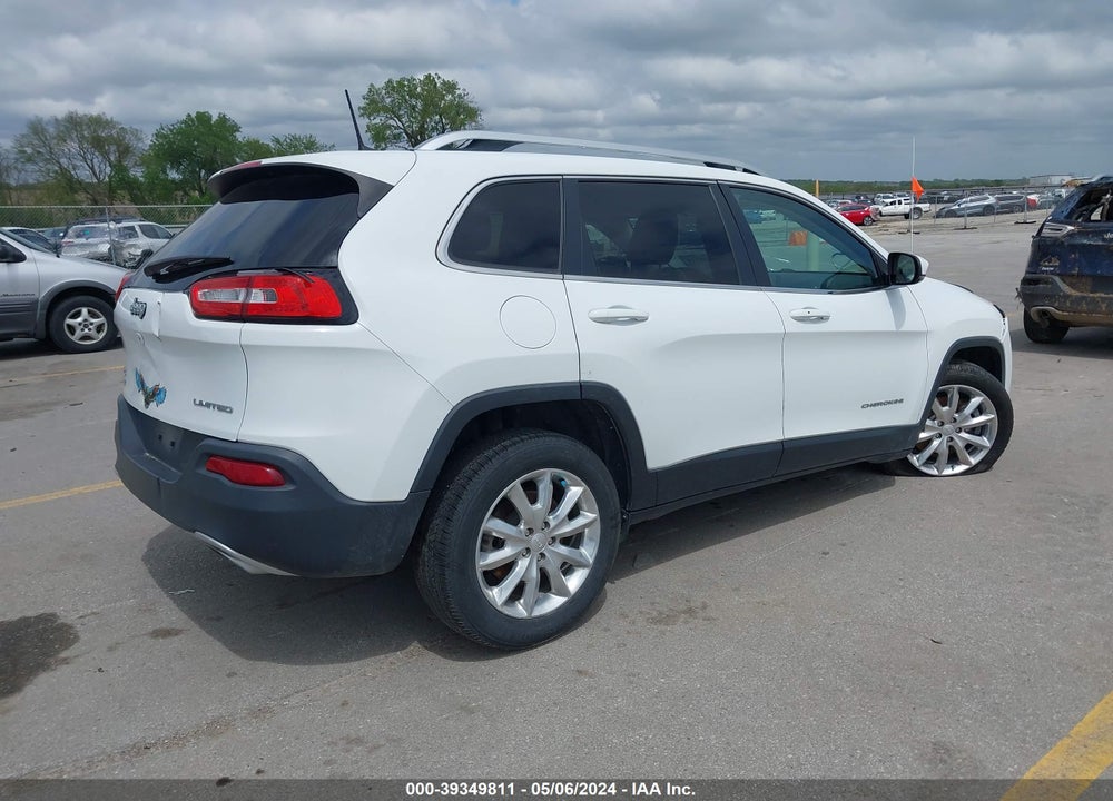 2017 JEEP CHEROKEE LIMITED 4X4 VIN: 1C4PJMDS1HW639799