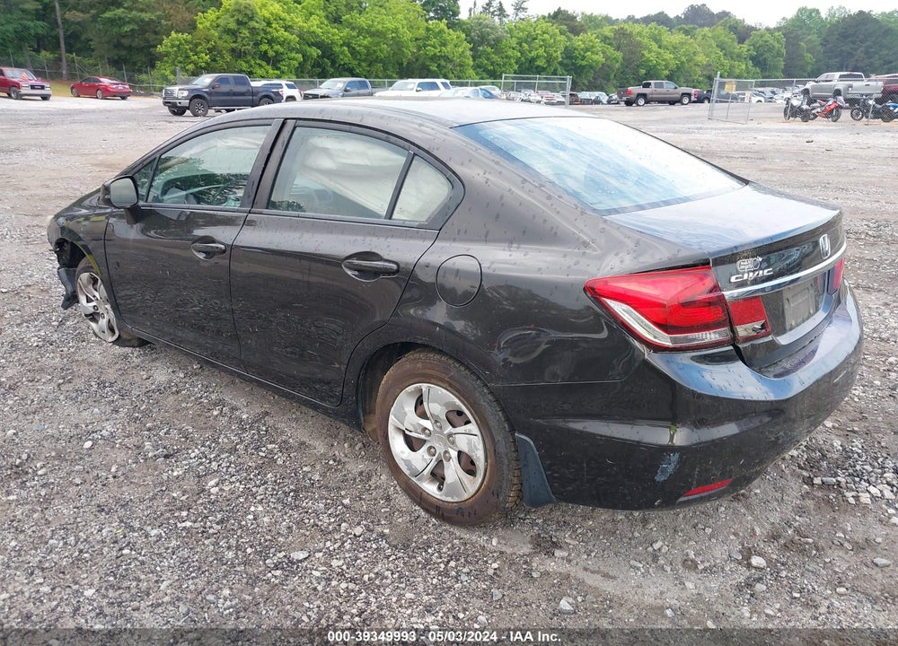 2013 HONDA CIVIC VIN: 19XFB2F55DE011396