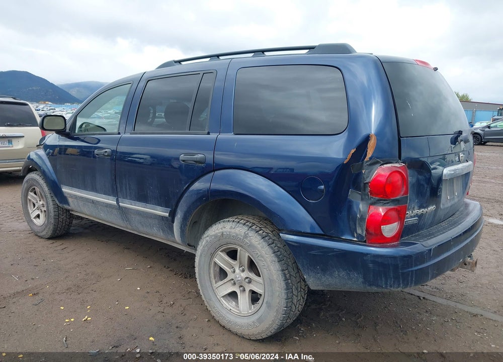 2005 DODGE DURANGO LIMITED VIN: 1D4HB58D55F592021