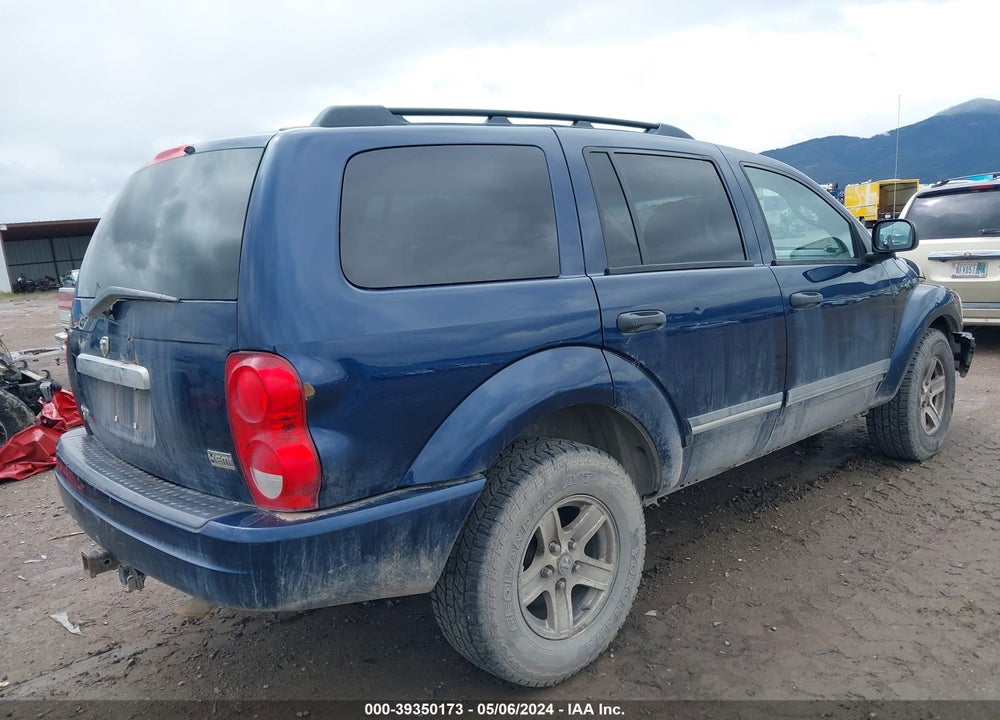 2005 DODGE DURANGO LIMITED VIN: 1D4HB58D55F592021