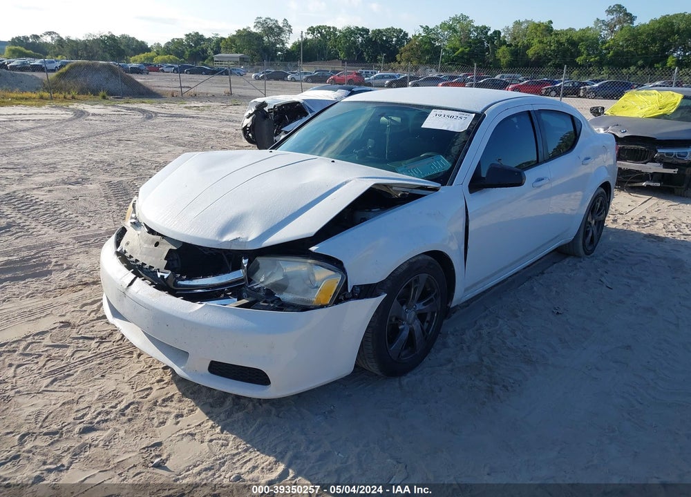 2013 DODGE AVENGER SE VIN: 1C3CDZAB3DN551302