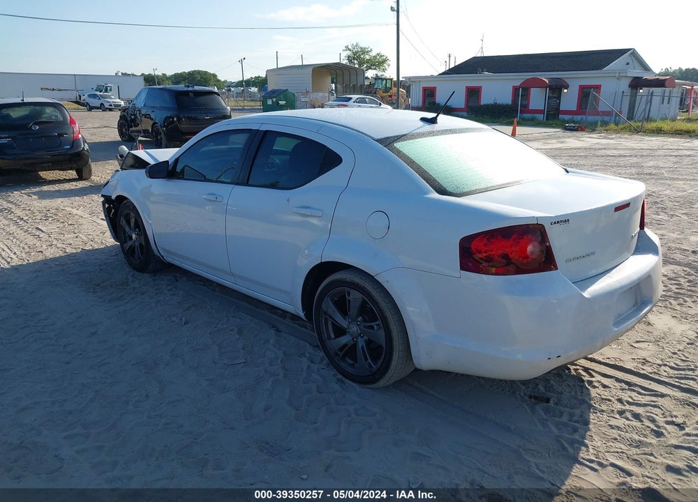 2013 DODGE AVENGER SE VIN: 1C3CDZAB3DN551302