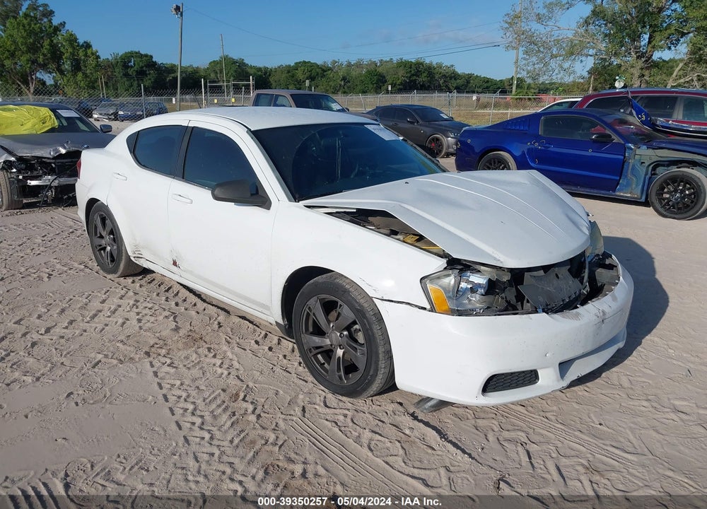 2013 DODGE AVENGER SE VIN: 1C3CDZAB3DN551302
