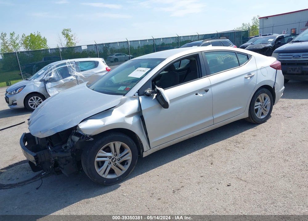 2019 HYUNDAI ELANTRA SEL VIN: KMHD84LF4KU743771