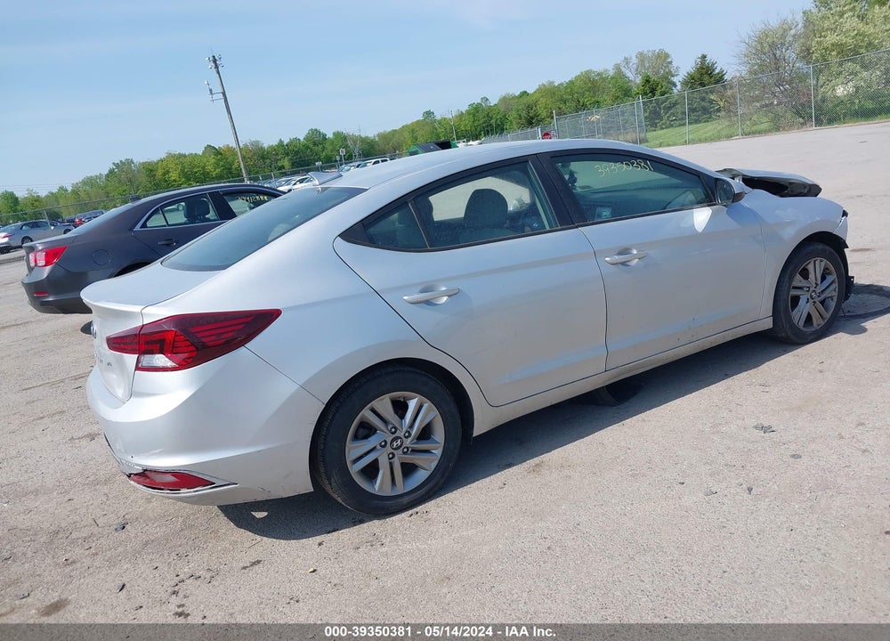 2019 HYUNDAI ELANTRA SEL VIN: KMHD84LF4KU743771
