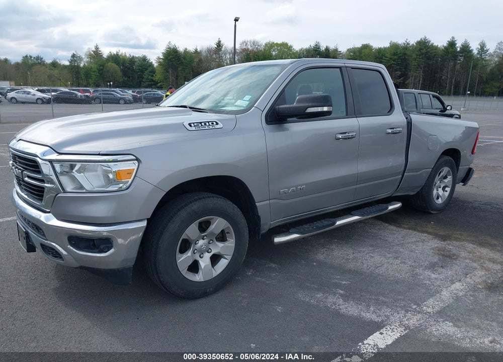 2019 RAM 1500 BIG HORN/LONE STAR QUAD CAB 4X4 6'4 BOX VIN: 1C6SRFBT4KN761572