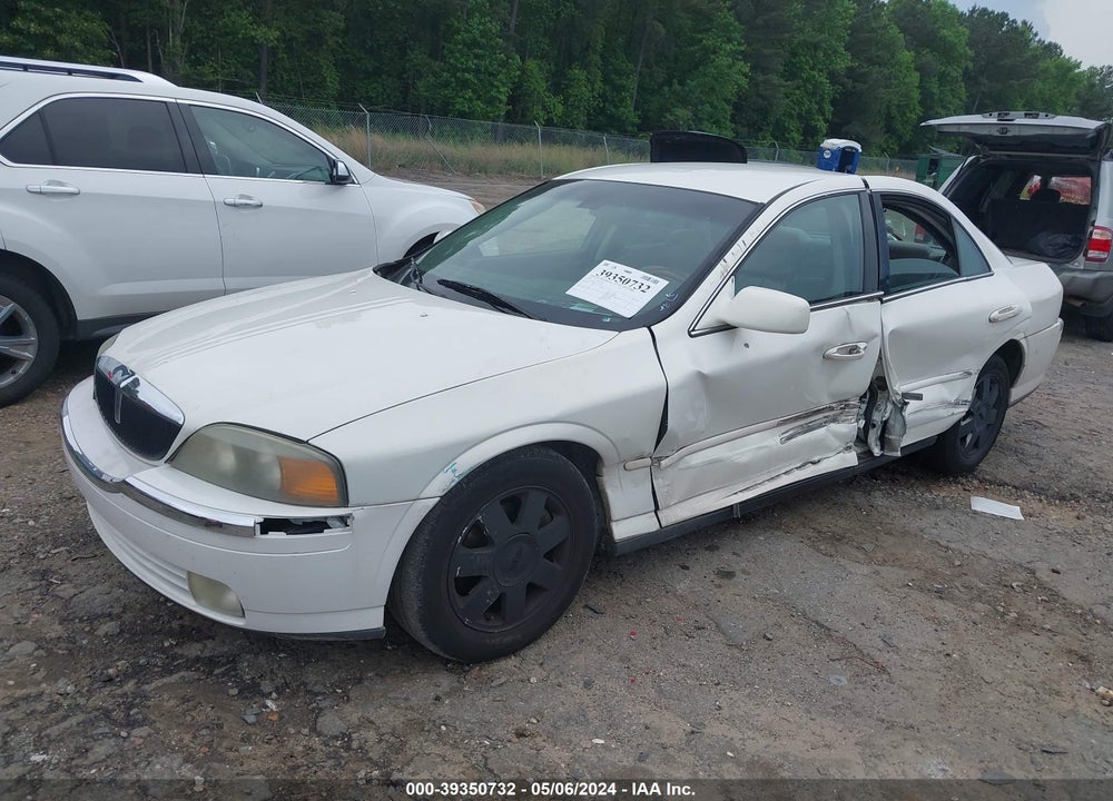 2002 LINCOLN LS V6 AUTO/V6 MANUAL VIN: 1LNHM86S62Y713242