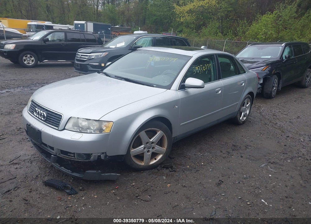 2004 AUDI A4 3.0 VIN: WAULT68E84A126997